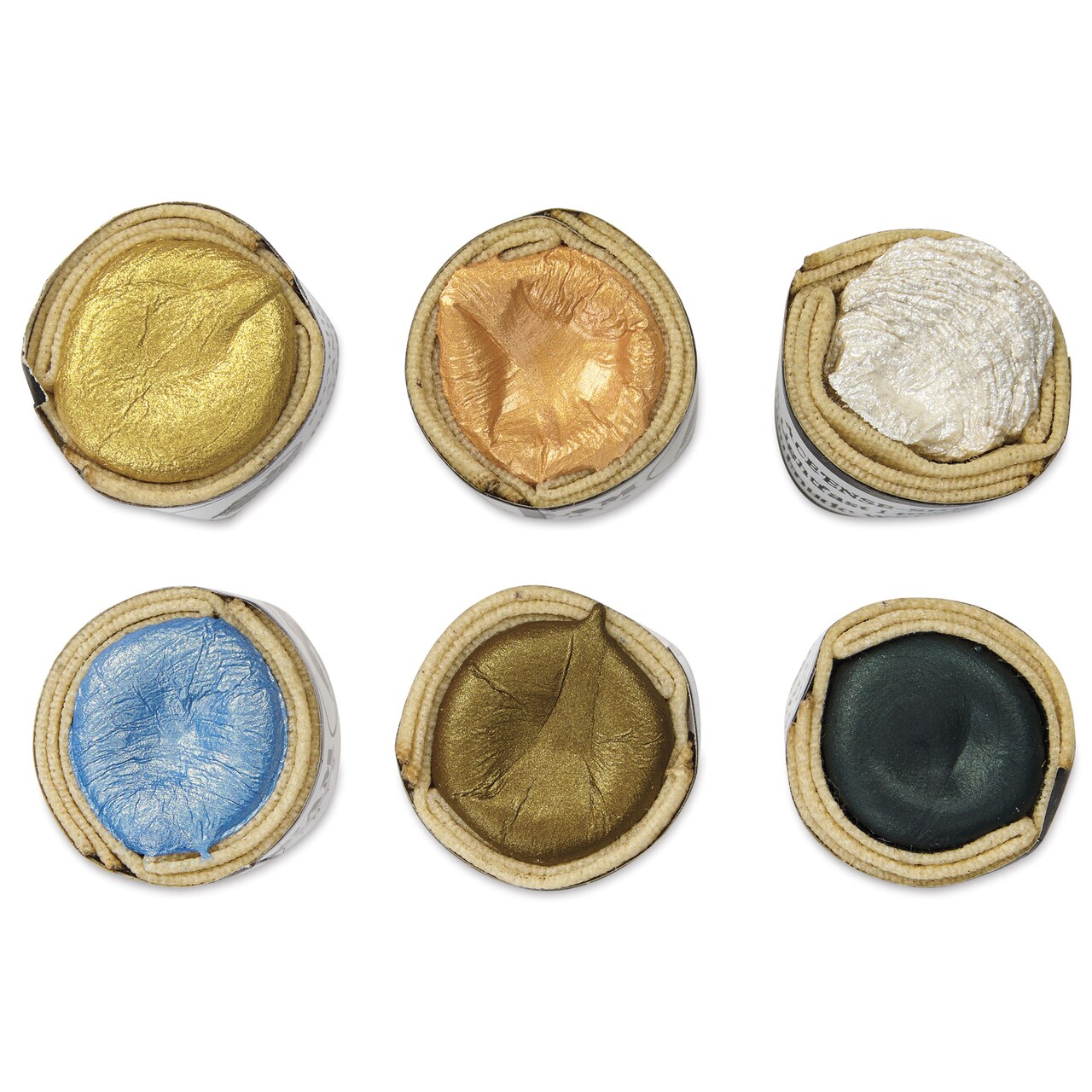 Beam Paints Watercolor Paintstones - Set of 6, Northern Lights Colors